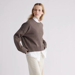 100% Organic Cotton Boyfriend Crew Sweater